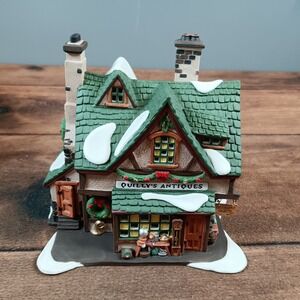 Department 56 Quilly's Antiques Dickens Village Series 58348 Green Excellent